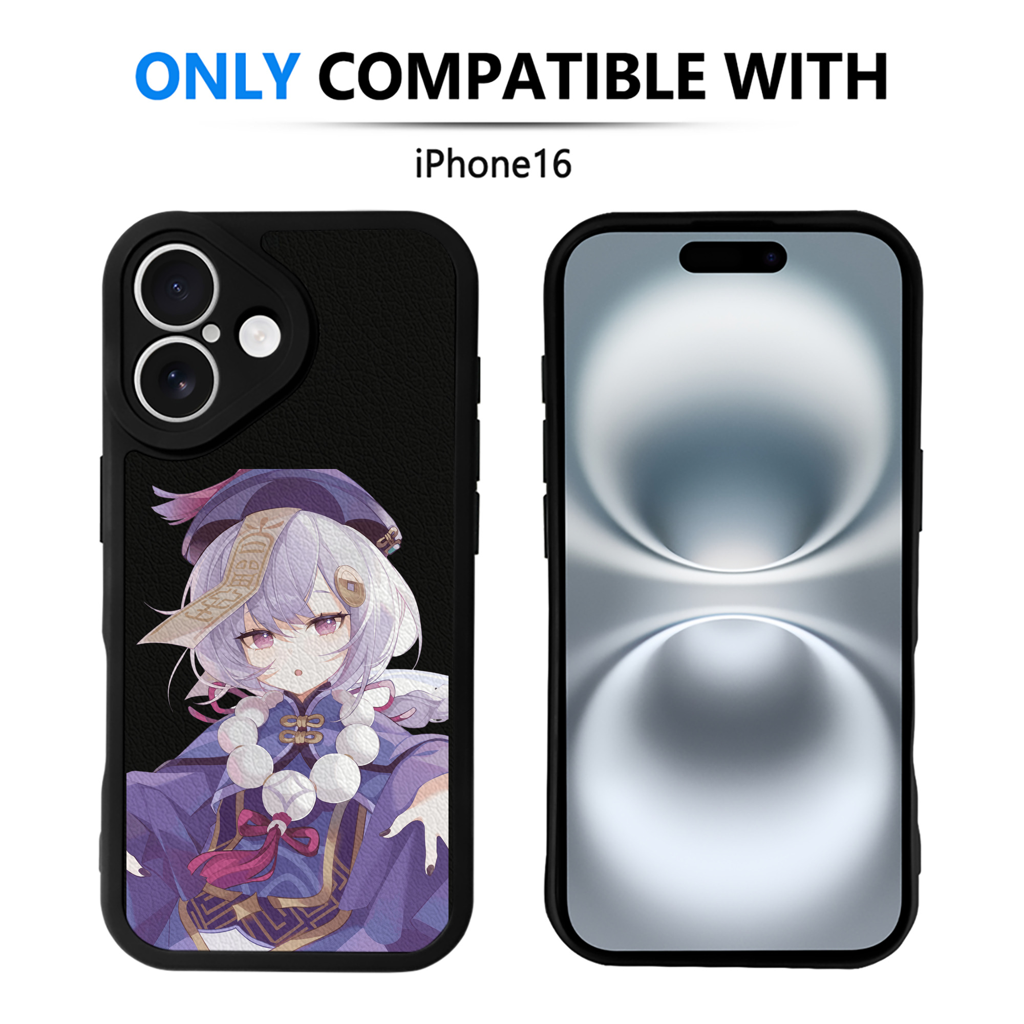 げんし神 七七 なな  genshin Nana 【iPhone 16シリーズ対応】シリコンスマホケース（レザー調） 材質：シリコン